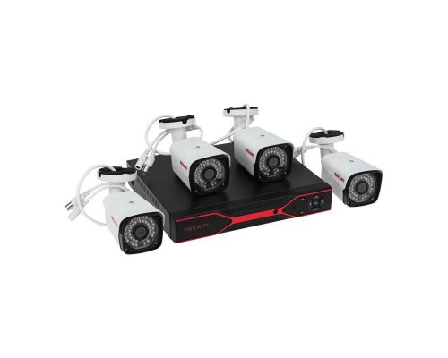 Комплект видеонаблюдения 4 наружные камеры AHD/5.0 1944P Rexant 45-0550