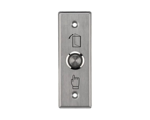Кнопка "Выход" металлическая с синей подсветкой SB-60 врезного типа SECURIC 45-0961