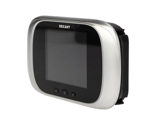 Видеоглазок дверной DV-112 с цветным LCD-дисплеем 2.8дюйм с функцией записи фото и звонком Rexant 45-1112