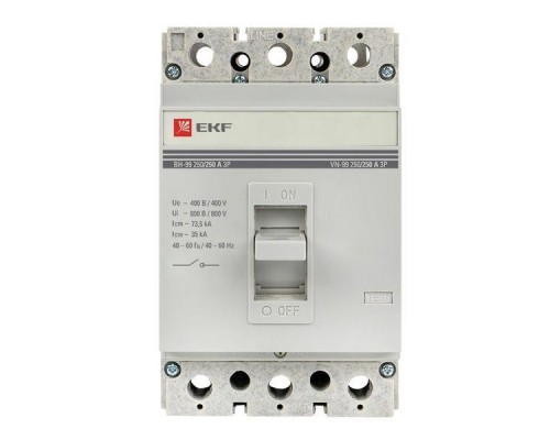 Выключатель нагрузки 3п ВН-99 250/250А EKF sl99-250-250 Выключатель нагрузки 3п ВН-99 250/250А EKF sl99-250-250