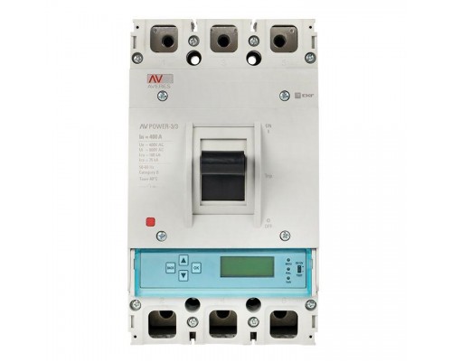 Выключатель автоматический 3п 400А 50кА AV POWER-3/3 ETU6.0 AVERES EKF mccb-33-400-6.0-av