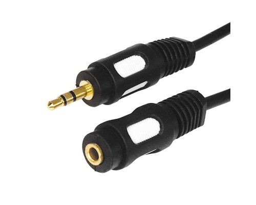 Шнур 3.5 Stereo Plug - 3.5 Stereo Jack 1.5м (GOLD) Rexant 17-4013