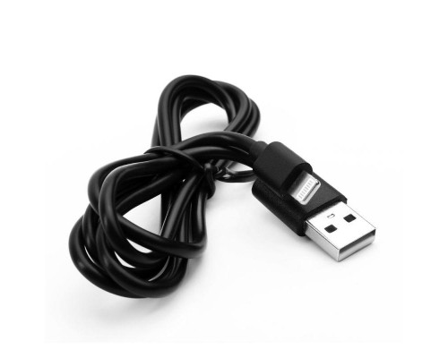 Кабель USB ELX-CDC03P-C02 ПРОМО USB-Lightning 2А 1м зарядка+передача данных пакет черн. ERGOLUX 15092