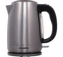 Чайник электрический HYK-S2030 1.7л 2200Вт серебр. матов./черн. (корпус: металл) HYUNDAI 1180741