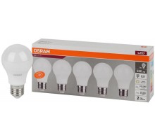 Лампа светодиодная LED Value LVCLA60 7SW/830 7Вт грушевидная матовая E27 230В 2х5 RU (уп.5шт) OSRAM 4058075577626