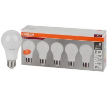 Лампа светодиодная LED Value LVCLA75 10SW/840 10Вт грушевидная матовая E27 230В 2х5 RU (уп.5шт) OSRAM 4058075577749