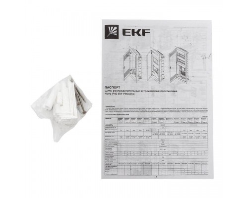 Основание слаботочного щита Nova монтаж. плата 2 габарит IP40 PROxima EKF nv-mbase-2