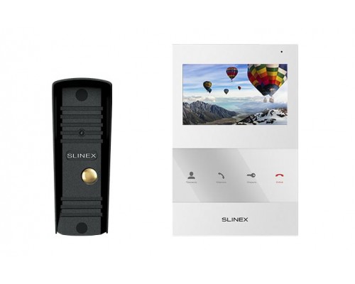 Комплект видеодомофона SQ-04M + ML-16HR Slinex ИВ-00000201
