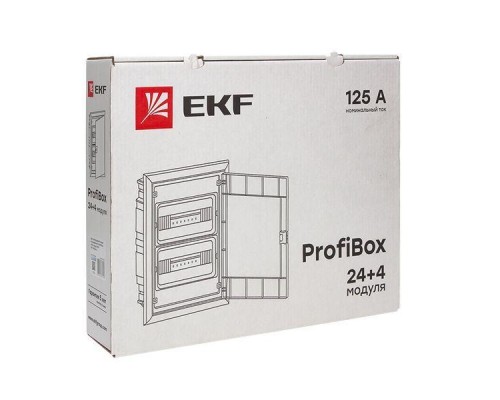 Щит распределительный "ProfiBox" 24+4 модуля IP41 встраив. PROxima EKF profibox-24+4 Щит распределительный "ProfiBox" 24+4 модуля IP41 встраив. PROxima EKF profibox-24+4